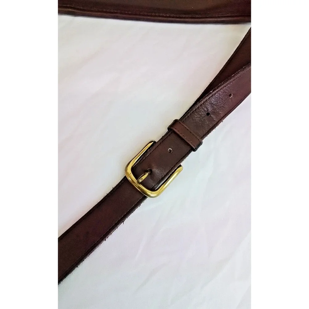Coach Leather Lexington Briefcase Messenger Bag Mahogany VTG 1990 #J4150